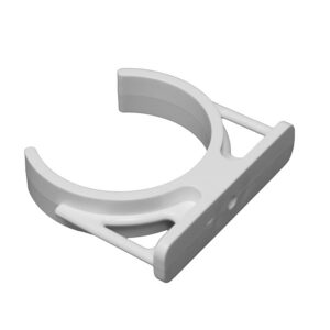 2-1/2" Single Clip - White