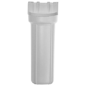 FH4200WW14 10" NSF White Filter Housing w/ 1/4" Ports by Watts/Flowmatic (Accepts 10" x 2.5" Cartridges)