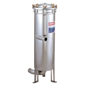 39-1/8" Stainless Steel Filter Housing, 2" Ports Harmsco Hurricane
