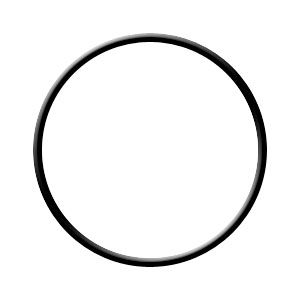 Replacement Water Filter Gasket Seal for #1 & #2 Size Single Bag Housing, Buna (BFC & BFS)