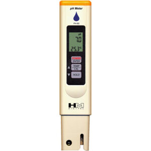 HM Digital Handheld pH/Temperature Waterproof Hydro Tester