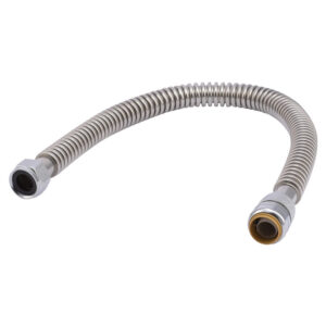 18" SharkBite 3/4" x 3/4" Stainless Steel Corrugated Water Heater Connector, FIP