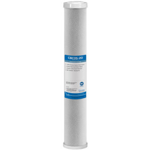 CA Ware 20" x 2-1/2" Carbon Block Water Filter, 1, 5 or 10 Micron